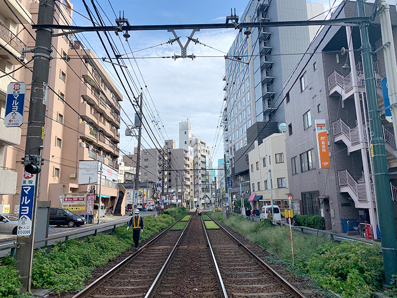 巣鴨新田に行く途中の写真
