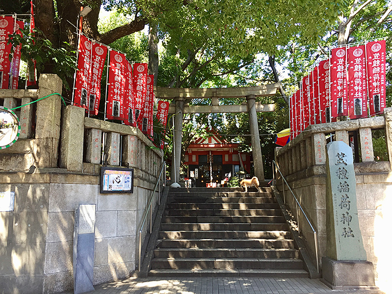 笠䅣(かさのぎ)稲荷神社の写真
