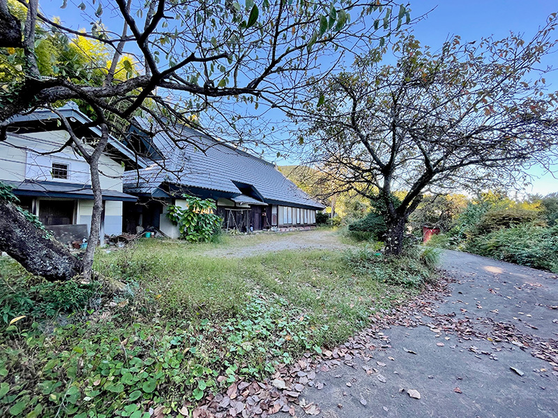 家の脇を甲州街道が通る写真