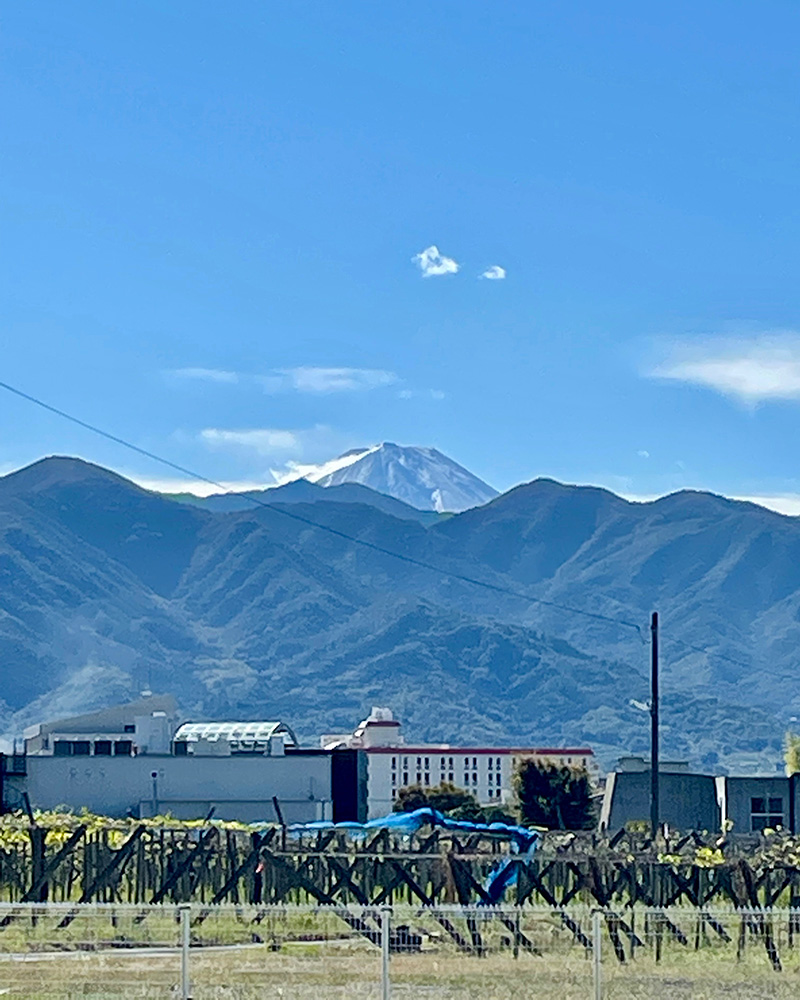 富士の姿が神々しい写真