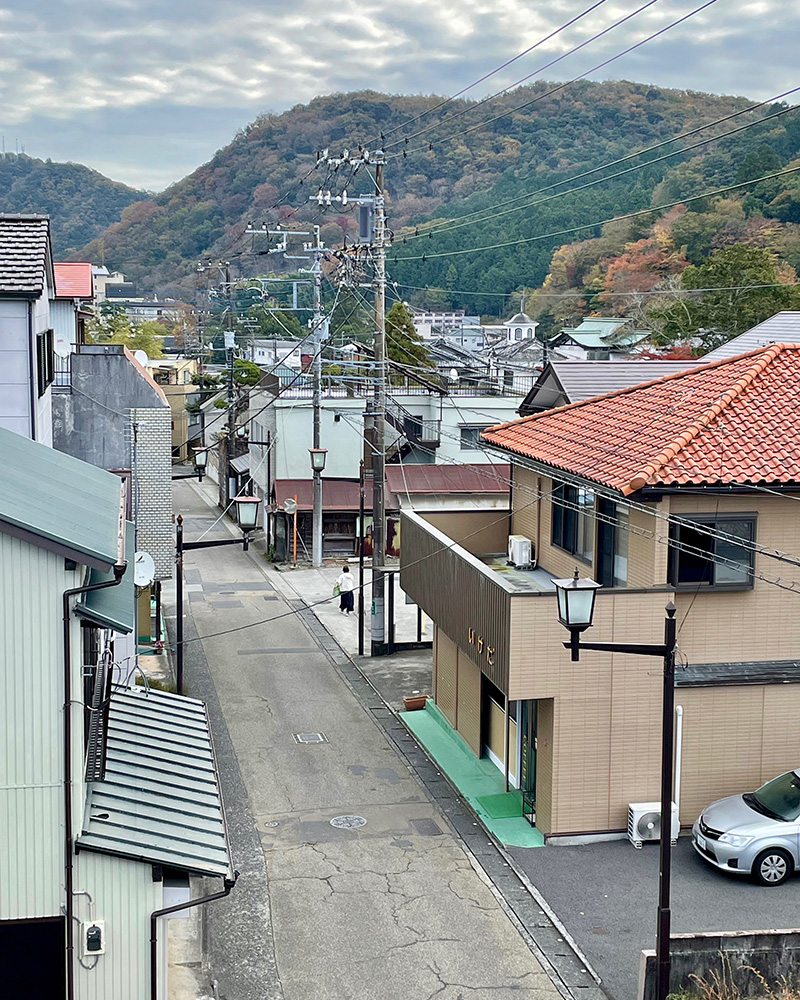 Hostel Knotの屋上スペースからの眺めの写真