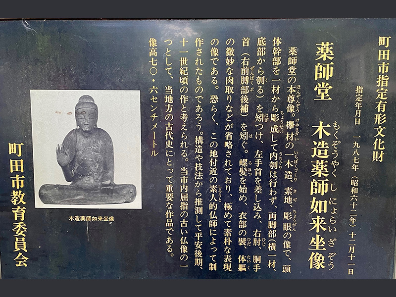 12年に1度の御開帳で見れたお薬師様の写真
