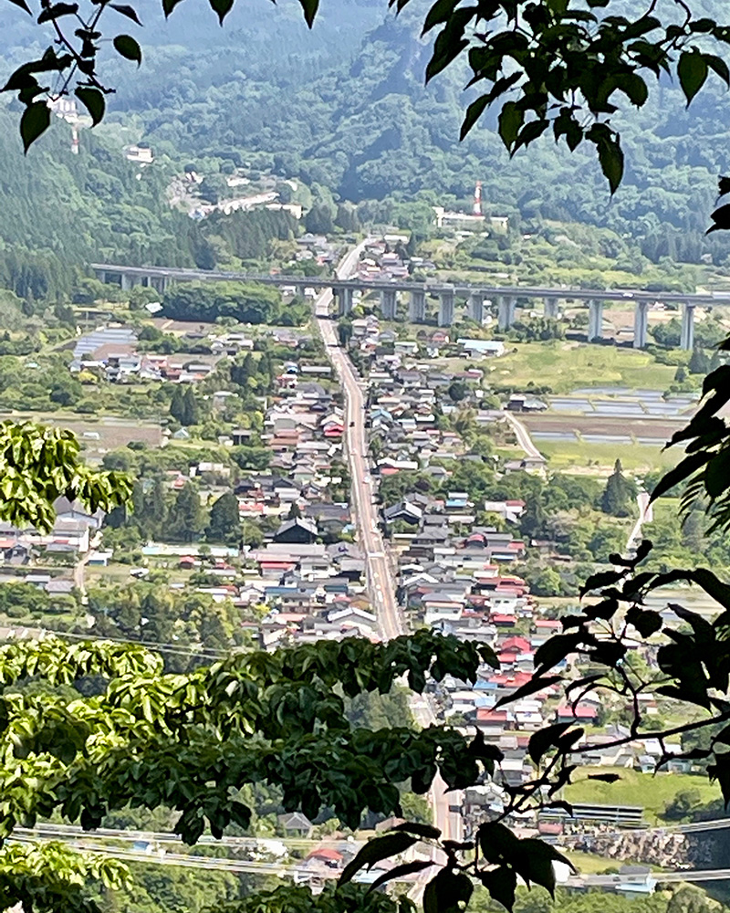 坂本宿が見える!写真