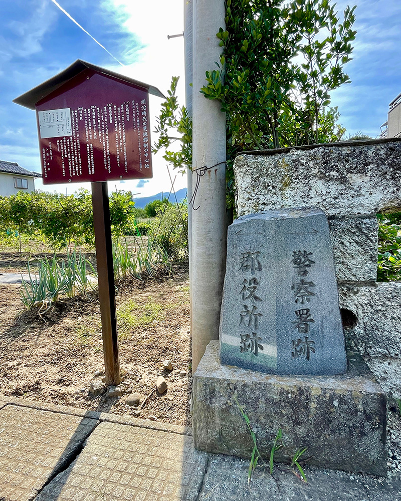 明治の更級郡制の中心地だった場所の写真