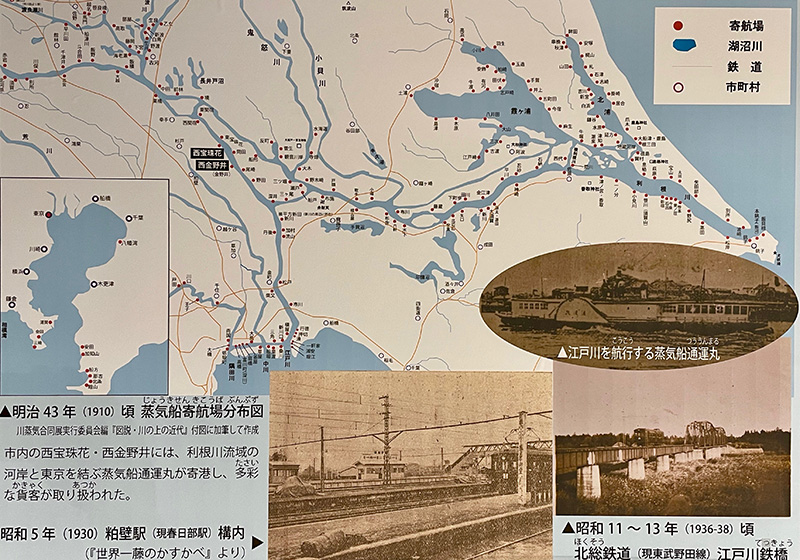 舟運で栄えた粕壁の写真