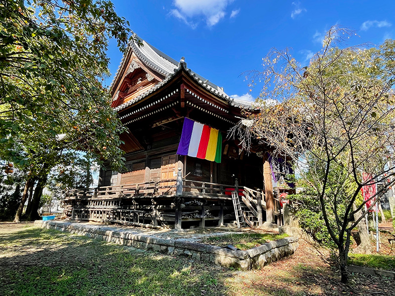芭蕉が泊まったと伝わる小渕山観音院の写真