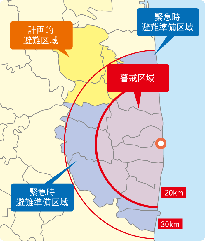 復興エリアの推移（2011年4月）の写真