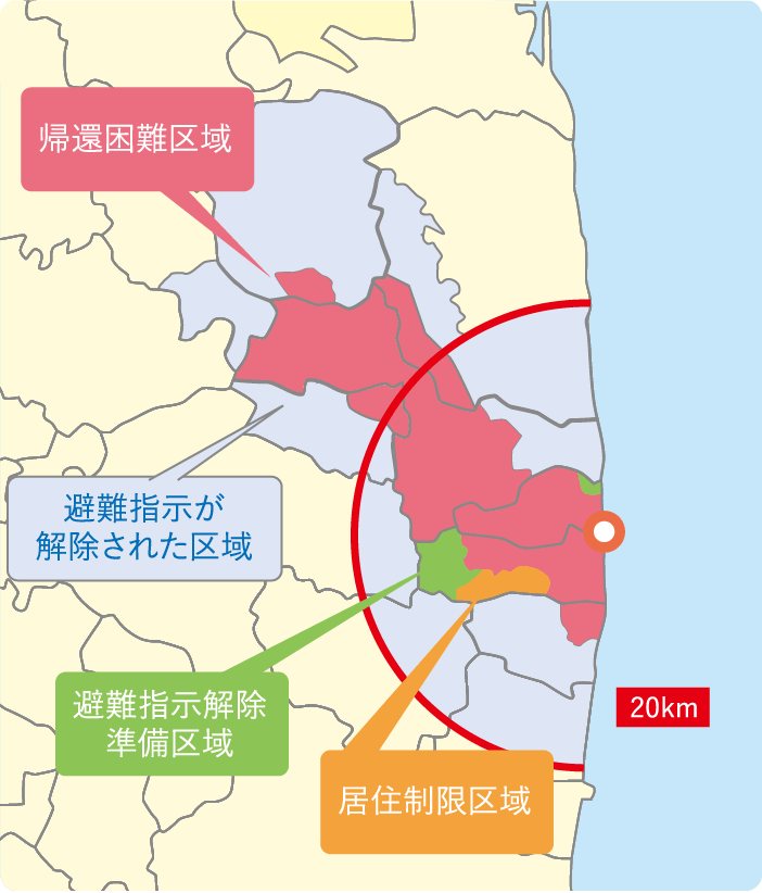 復興エリアの推移（2017年4月）の写真