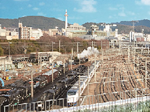 西日本No.1のトレインビューを誇るホテル近鉄京都駅